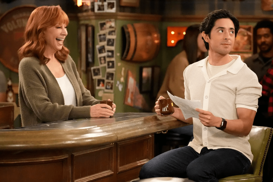 Reba McEntire (Bobbie) and Pablo Castelblanco (Steve) ‘Happy’s Place’ season 2 scene. Photo Credit: Casey Durkin/NBC